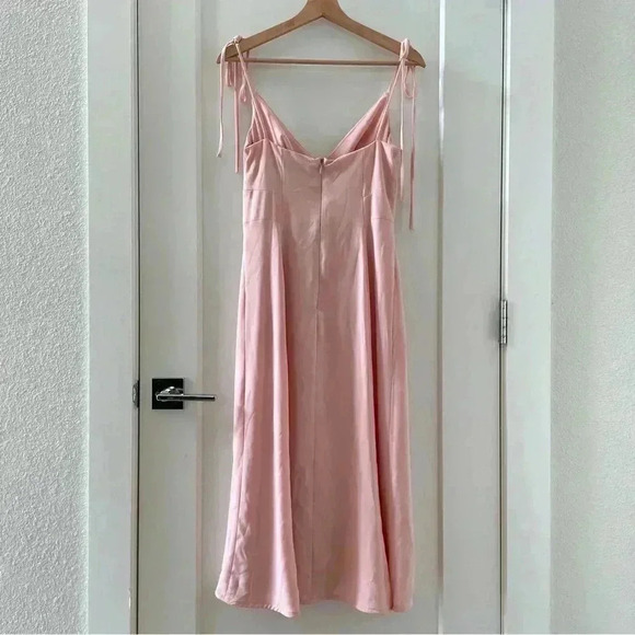 HOUSE OF CB 'Cornelia' Blush Mini Sundress Size S NWOT - Picture 6 of 13